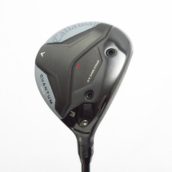 【中古】キャロウェイゴルフ　QUANTUM　QUANTUM MAX フェアウェイウッド CRAZY Red 80　【3W】シャフト：CRAZY Red 80Cランク　フレックス6.9　男性用 メンズ用　右用｜GDOゴルフショップ 店