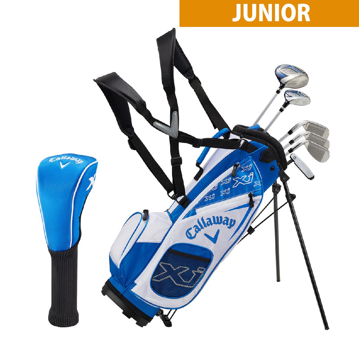 極美品Callaway Xj3 ジュニア ゴルフクラブセット 130~150cm Callaway キャロウェイ XJ3 ジュニアセット 適応身長：130cm