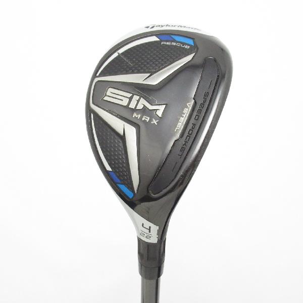 【中古】テーラーメイド SIM SIM マックス レスキュー ユーティリティ TENSEI BLUE TM60 【U4】 シャフト:TENSEI BLUE TM60 CDランク フレックスR 男性用 メンズ用 右用