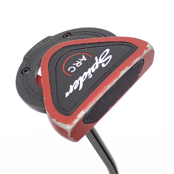 【中古】テーラーメイド　SPIDER　スパイダー ARC RED パター スチールシャフト　 【34】 シャフト：スチールシャフト Dランク　フレックス計測項目外　男性用 メンズ用　右用