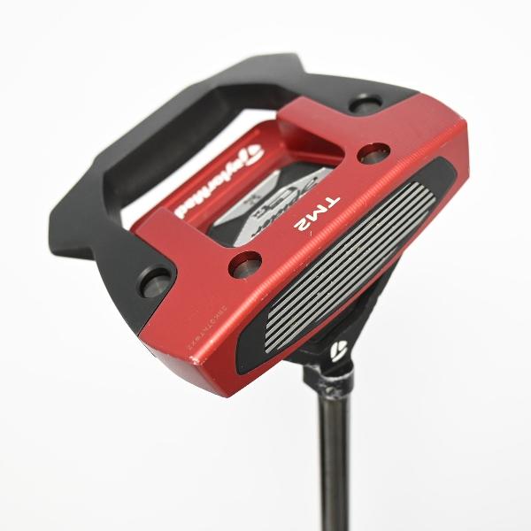 【中古】テーラーメイド　SPIDER　スパイダー GTX トラスセンター RED TM2 パター スチールシャフト　 【34】 シャフト：スチールシャフト CDランク　フレックス計測項目外　男性用 メンズ用　右用