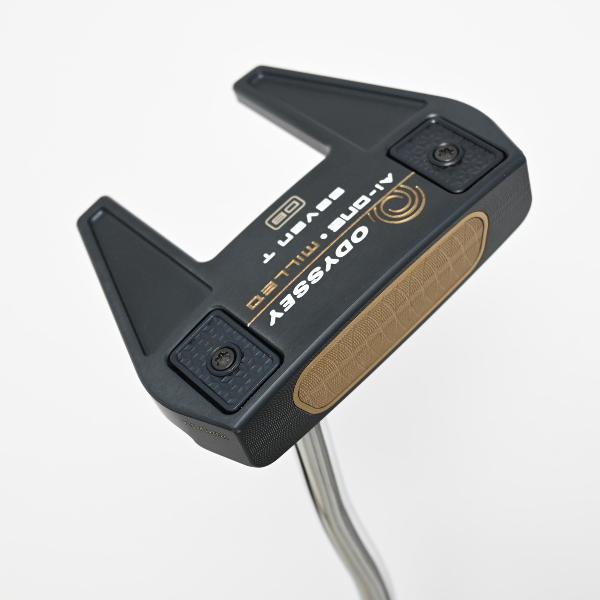 【中古】オデッセイ　AI-ONE MILLED　Ai-ONE MILLED SEVEN T DB パター スチールシャフト　【34】シャフト：スチールシャフトBCランク　フレックス計測項目外　男性用 メンズ用　右用｜GDOゴルフショップ 店