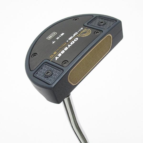 【中古】オデッセイ　AI-ONE MILLED　Ai-ONE MILLED SIX T DB パター スチールシャフト　【34】シャフト：スチールシャフトBCランク　フレックス計測項目外　男性用 メンズ用　右用｜GDOゴルフショップ 店 12,097円