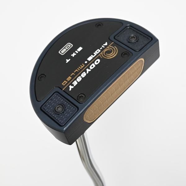 【中古】オデッセイ AI-ONE MILLED Ai-ONE MILLED SIX T DB パター スチールシャフト 【34】シャフト:スチールシャフトBCランク フレックス計測項目外 男性用 メンズ用 右用|GDOゴルフショップ 店