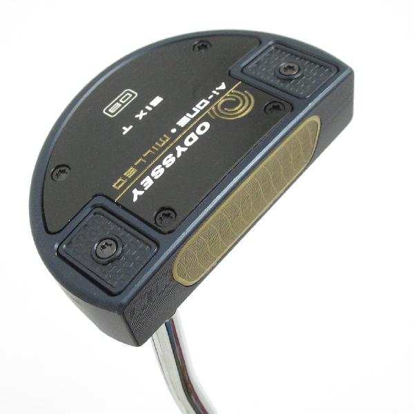 【中古】オデッセイ　AI-ONE MILLED　Ai-ONE MILLED SIX T DB パター スチールシャフト　【34】シャフト：スチールシャフトBCランク　フレックス計測項目外　男性用 メンズ用　右用｜GDOゴルフショップ 店