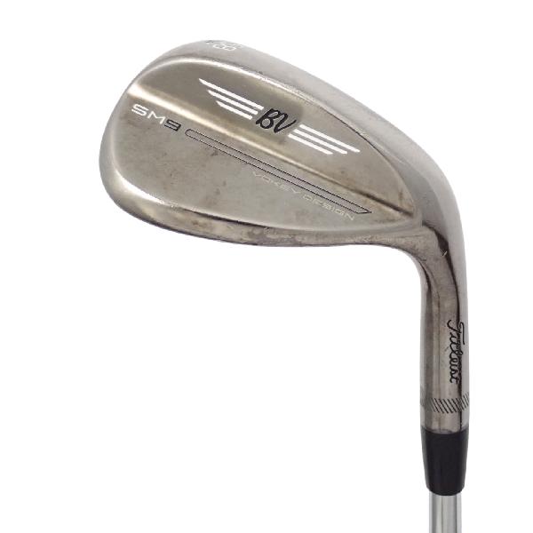 【中古】タイトリスト Vokey ボーケイ SM9 BRASHED STEEL ウェッジ Dynamic Gold 【58-14】シャフト:Dynamic GoldCDランク フレックスWEDGE 男性用 メンズ用 右用|GDOゴルフショップ 店