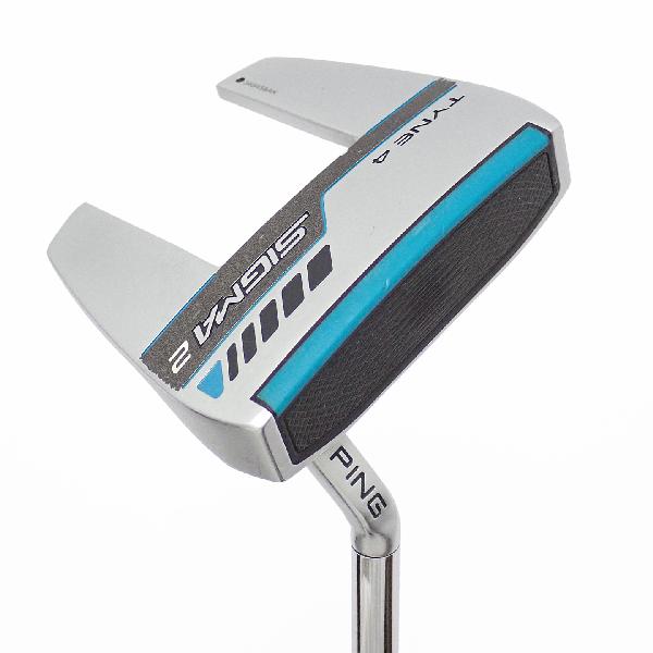 【中古】ピン　SIGMA 2　SIGMA2 TYNE 4 プラチナム仕上げ パター スチールシャフト　 【34】 シャフト：スチールシャフト Cランク　フレックス計測項目外　男性用 メンズ用　右用