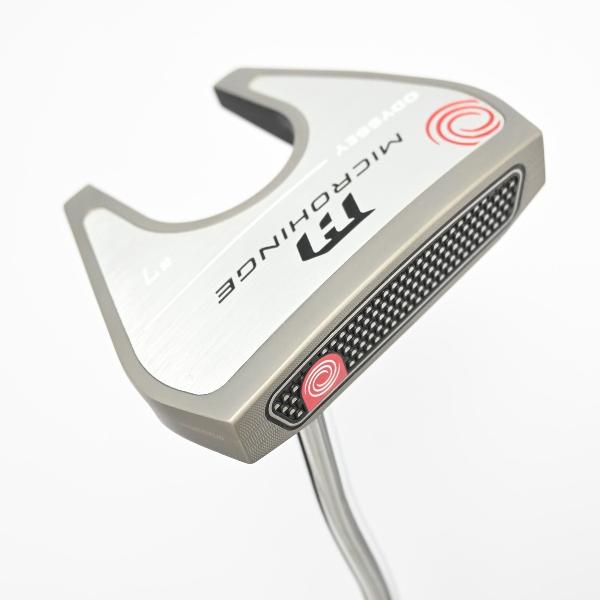 【中古】オデッセイ　ODYSSEY　MICROHINGE #7 DB パター スチールシャフト　 【34】 シャフト：スチールシャフト BCランク　フレックス計測項目外　男性用 メンズ用　右用