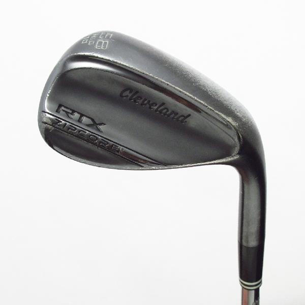 【中古】クリーブランド　RTX　RTX ジップコア ブラックサテン ウェッジ スチールシャフト　 【58-10】 シャフト：スチールシャフト CDランク　フレックス判別不能　男性用 メンズ用　右用