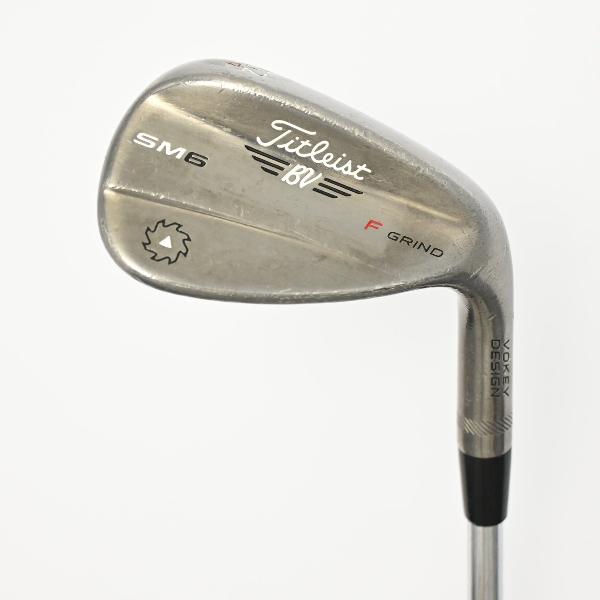 【中古】タイトリスト　Vokey　Vokey SM6 スティールグレイ F GRIND ウェッジ Dynamic Gold　 【52-12】 シャフト：Dynamic Gold Dランク　フレックス判別不能　男性用 メンズ用　右用