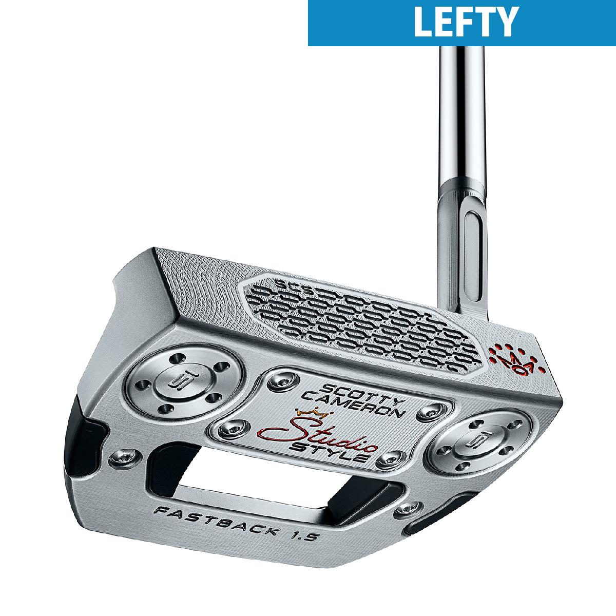 スコッティキャメロン　SCOTTY CAMERON　スタジオスタイル ファストバック 1.5 パター　 レフティ シャフト：オリジナルスチール