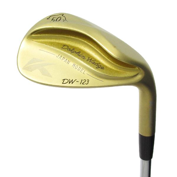 【中古】キャスコ　DOLPHIN　ドルフィン ウェッジ DW-123 ゴールド ウェッジ Dynamic Gold 95　 【50】 シャフト：Dynamic Gold 95 Cランク　フレックスS200　男性用 メンズ用　右用