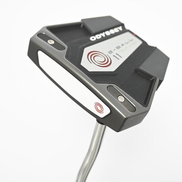 【中古】オデッセイ　ODYSSEY　2-BALL ELEVEN ツアーライン ダブルベントネック パター カーボンスチール複合シャフト　 レフティ 【34】 シャフト：カーボンスチール複合シャフト BCランク　フレックス計測項目外　男性用 メンズ用　左用