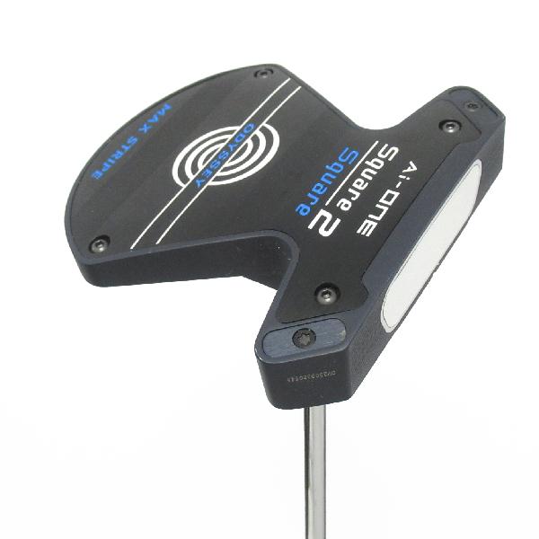 【中古】オデッセイ　AI-ONE　Ai-ONE Square 2 Square MAX STRIPE パター スチールシャフト　 【34】 シャフト：スチールシャフト Cランク　フレックス計測項目外　男性用 メンズ用　右用