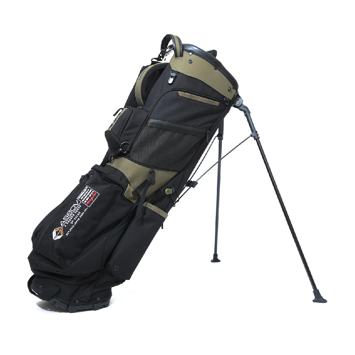 アッソブゴルフ　AS2OV GOLF　CORDURA FINE TEX スタンドキャディバッグ｜GDOゴルフショップ 店