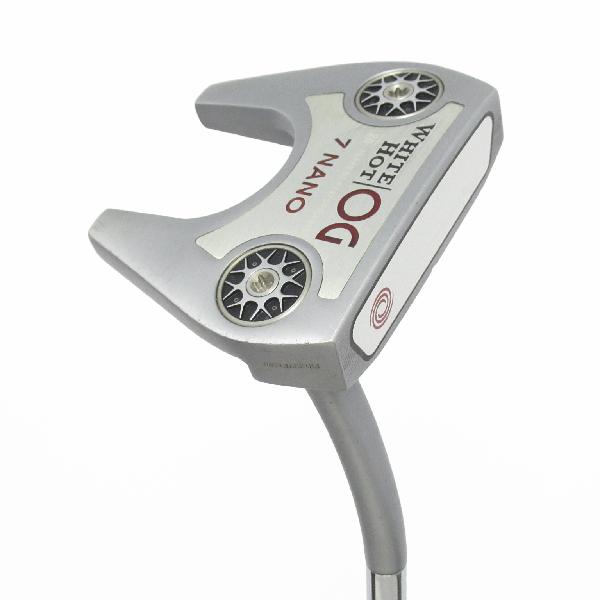 【中古】オデッセイ　White Hot　WHITE HOT OG #7NANO SLｼｬﾌﾄ装着 パター カーボンスチール複合シャフト　 【34】 シャフト：カーボンスチール複合シャフト Cランク　フレックス計測項目外　男性用 メンズ用　右用