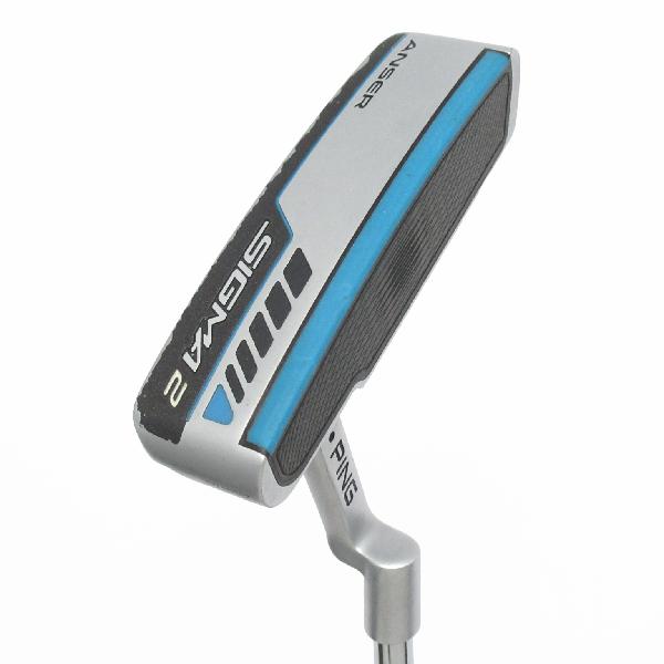 【中古】ピン　SIGMA 2　SIGMA2 ANSER プラチナム仕上げ パター スチールシャフト　 【34】 シャフト：スチールシャフト CDランク　フレックス計測項目外　男性用 メンズ用　右用