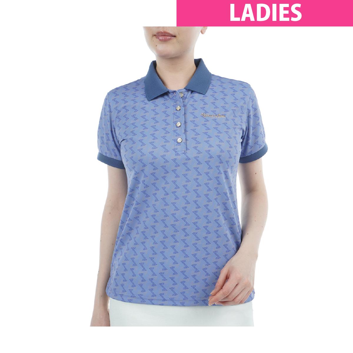 楽天市場】【超美品】レザレクション 半袖ポロシャツ レッド系×ブルー