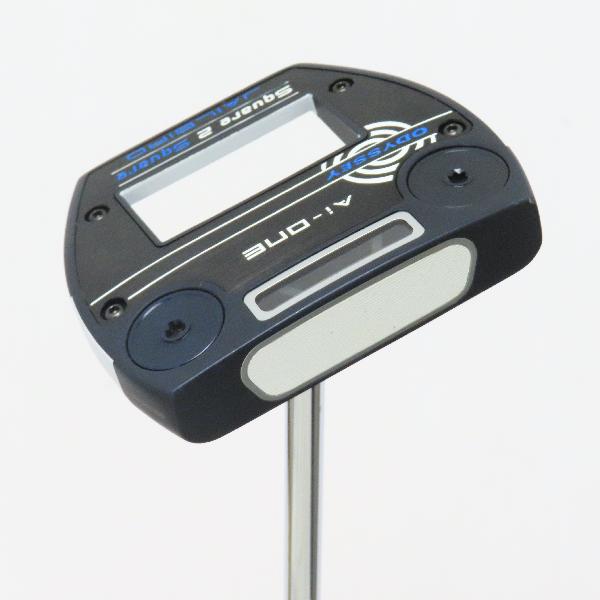【中古】オデッセイ　AI-ONE　Ai-ONE Square 2 Square CRIUISER JAILBIRD 中尺 パター スチールシャフト　 【34】 シャフト：スチールシャフト Cランク　フレックス計測項目外　男性用 メンズ用　右用