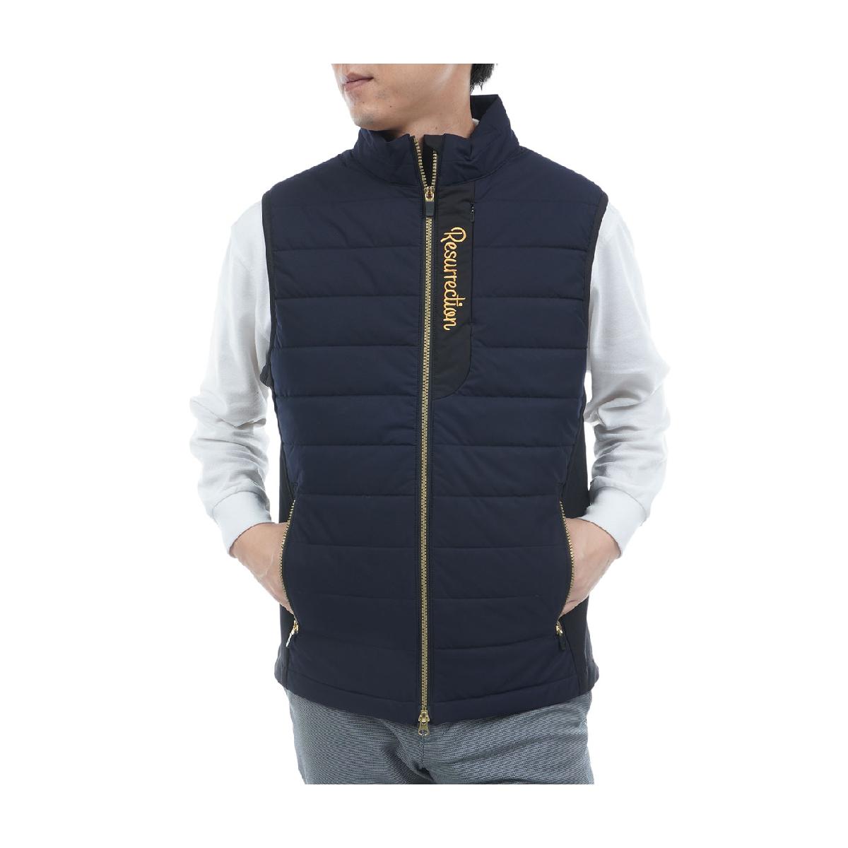 レザレクション Resurrection ストレッチ 2トーンパデットベスト|GDOゴルフショップ 店