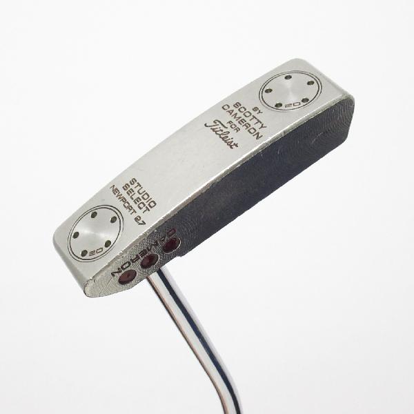 【中古】スコッティキャメロン　SCOTTY CAMERON　スタジオ SELECT NEWPORT 2.7 パター スチールシャフト　【33】シャフト：スチールシャフトCDランク　フレックス計測項目外　男性用 メンズ用　右用｜GDOゴルフショップ 店