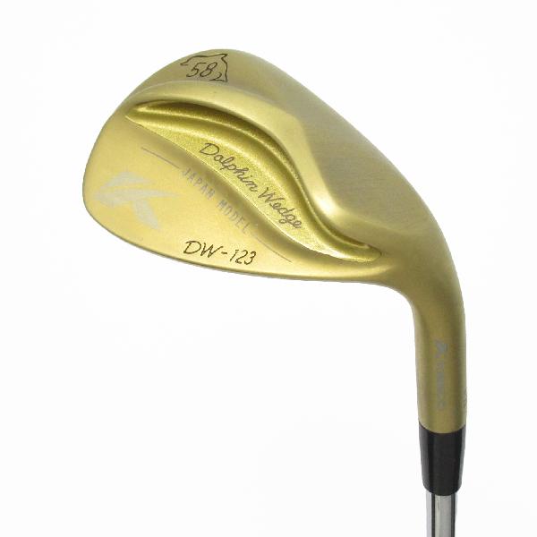 【中古】キャスコ　DOLPHIN　ドルフィン ウェッジ DW-123 ゴールド ウェッジ Dynamic Gold 95　 【58】 シャフト：Dynamic Gold 95 Cランク　フレックスS200　男性用 メンズ用　右用