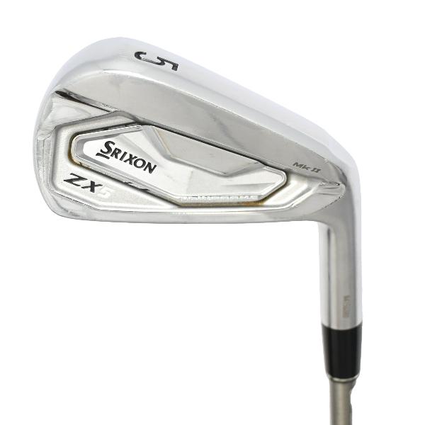 【中古】ダンロップ　SRIXON　スリクソン ZX5 MkII アイアン Aerotech SteelFiber i80　シャフト：Aerotech SteelFiber i80Cランク　フレックスS　男性用 メンズ用　右用｜GDOゴルフショップ 店