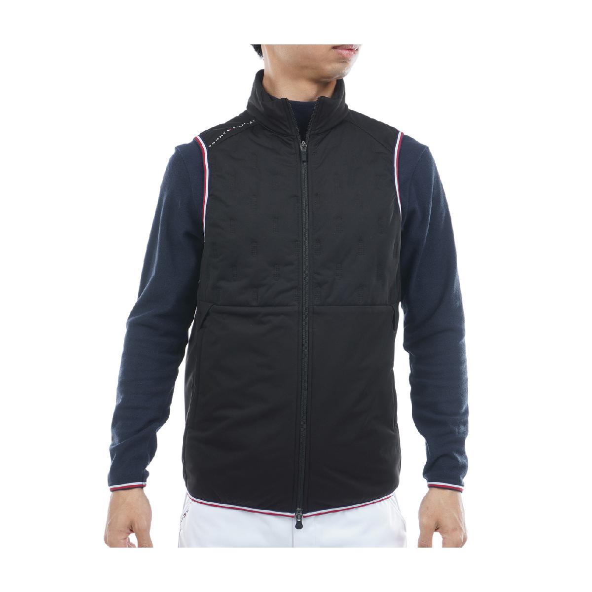 トミー ヒルフィガー ゴルフ　TOMMY HILFIGER GOLF　ストレッチ 高周波 中綿キルトベスト