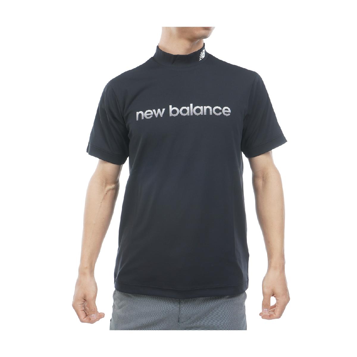 ニューバランス　New Balance Golf　ストレッチ メッシュリバース 半袖モックネックプルオーバー