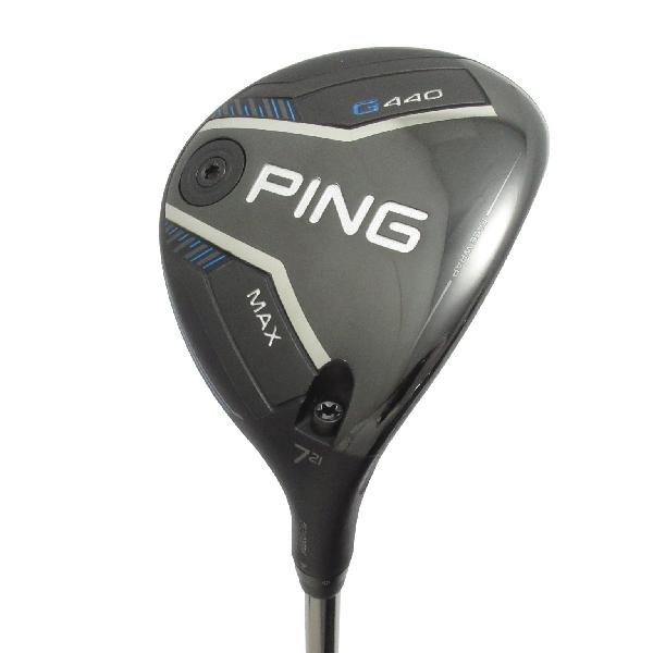 【中古】ピン　G440　G440 MAX フェアウェイウッド PING TOUR 2.0 CHROME 75　 【7W】 シャフト：PING TOUR 2.0 CHROME 75 BCランク　フレックスS　男性用 メンズ用　右用