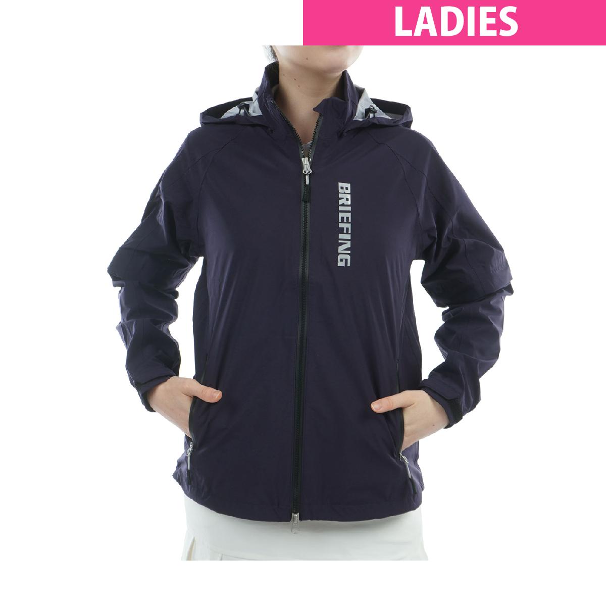 楽天市場】【美品】ブリーフィング 2WAY中綿ジャケット 黒 袖着脱可