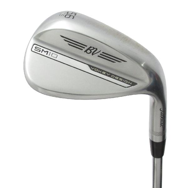 【中古】タイトリスト　Vokey　ボーケイ SM10 ツアークローム ウェッジ BV105　【56-10】シャフト：BV105CDランク　フレックスWEDGE　男性用 メンズ用　右用｜GDOゴルフショップ 店