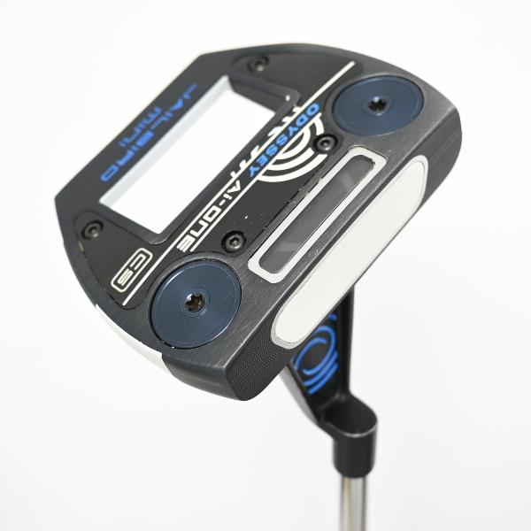 【中古】オデッセイ　AI-ONE　Ai-ONE TRI-BEAM JAILBIRD MINI CS パター スチールシャフト　【34】シャフト：スチールシャフトCランク　フレックス計測項目外　男性用 メンズ用　右用｜GDOゴルフショップ 店
