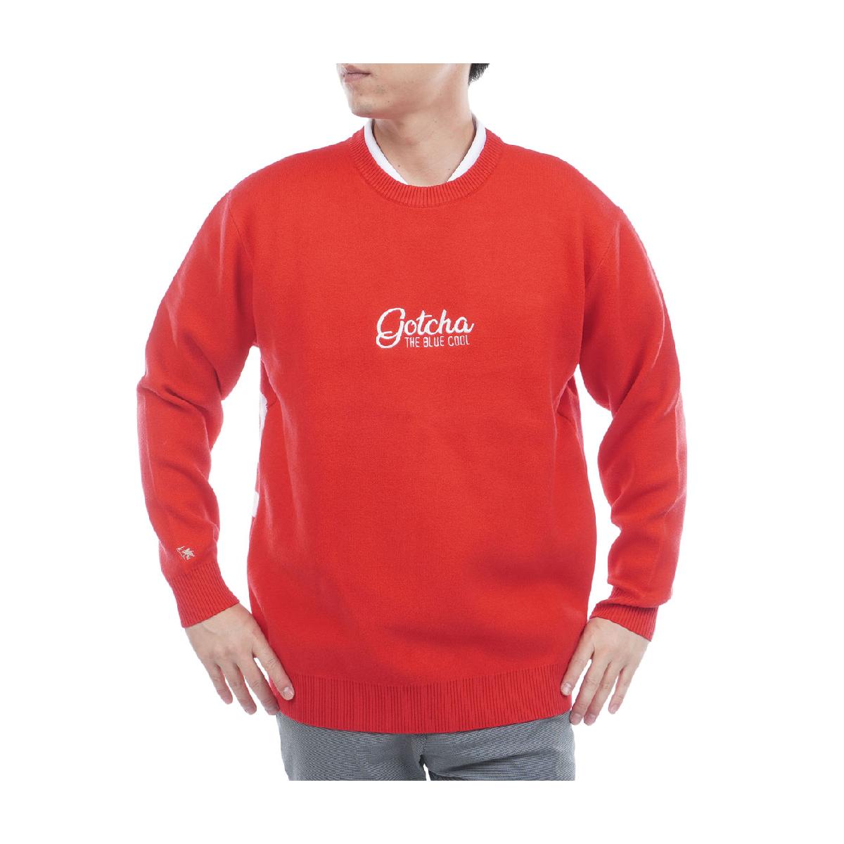 楽天市場】GOTCHA ガッチャ ニットセーター レッド系 M 【中古】ゴルフ