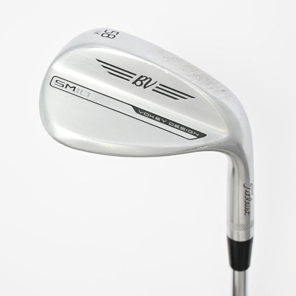【中古】タイトリスト Vokey ボーケイ SM10 ツアークローム ウェッジ スチールシャフト 【58-14】シャフト:スチールシャフトDランク フレックス判別不能 男性用 メンズ用 右用|GDOゴルフショップ 店