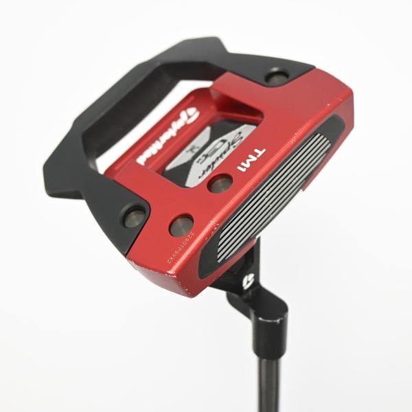 【中古】テーラーメイド　SPIDER　スパイダー GTX トラスヒール RED TM1 パター スチールシャフト　 【34】 シャフト：スチールシャフト Dランク　フレックス計測項目外　男性用 メンズ用　右用