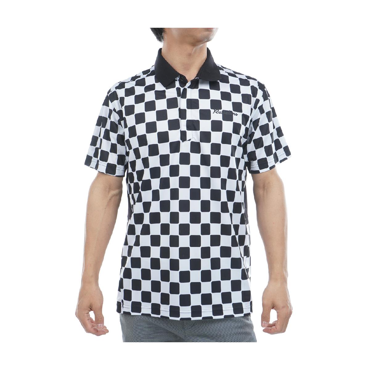 楽天市場】Russeluno ラッセルノ ゴルフウェア メンズ COLLEGE S/S