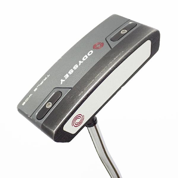 【中古】オデッセイ　ODYSSEY　TRI HOT 5K TRIPLE WIDE DB パター カーボンスチール複合シャフト　 【33】 シャフト：カーボンスチール複合シャフト Cランク　フレックス計測項目外　男性用 メンズ用　右用