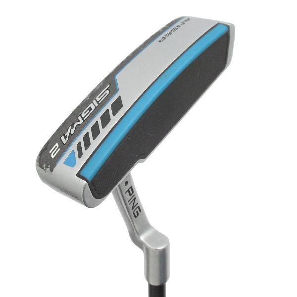 【中古】ピン　SIGMA 2　SIGMA2 ANSER プラチナム仕上げ パター カーボンシャフト　【33】シャフト：カーボンシャフトCランク　フレックス計測項目外　男性用 メンズ用　右用｜GDOゴルフショップ 店