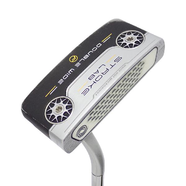 【中古】オデッセイ STROKE LAB STROKE LAB(2019) DOUBLE WIDE F パター カーボンスチール複合シャフト 【34】シャフト:カーボンスチール複合シャフトCDランク フレックス計測項目外 男性用 メンズ用 右用|GDOゴルフショップ 店