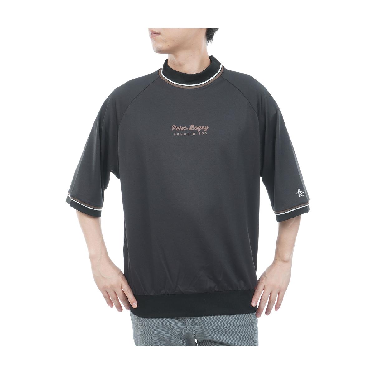 ペンギンバイマンシングウェア　penguin BY MUNSINGWEAR　BOGEYMAN グラフィックモックネック半袖シャツ