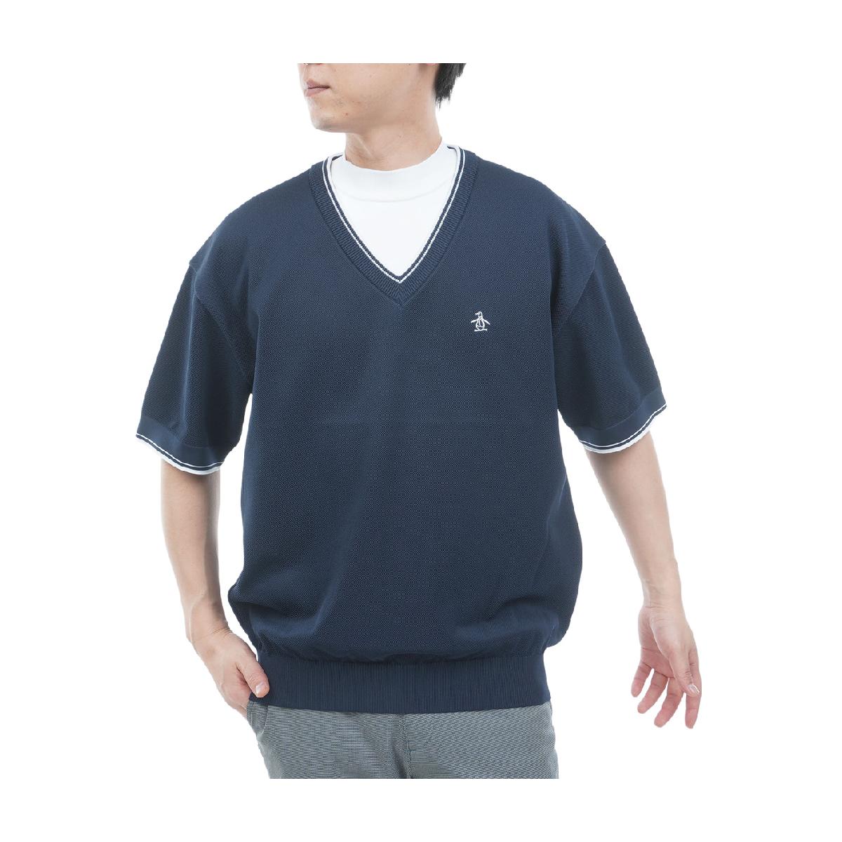 ペンギンバイマンシングウェア　penguin BY MUNSINGWEAR　1960's モックネック レイヤード 半袖シャツ