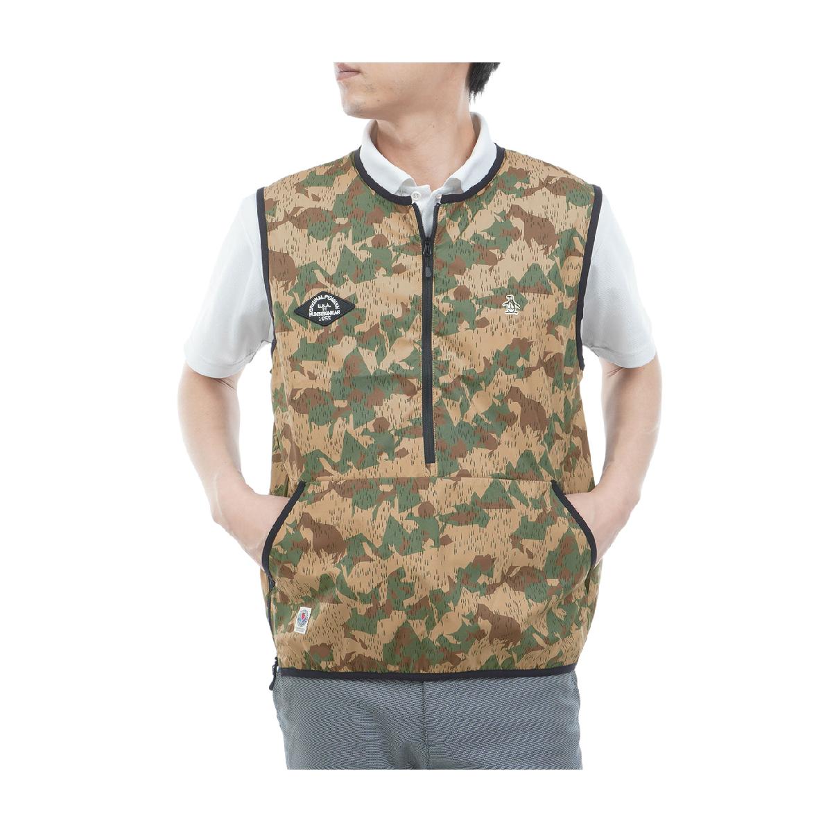 ペンギンバイマンシングウェア　penguin BY MUNSINGWEAR　ペンギンカモフラージュ プルオーバーベスト｜GDOゴルフショップ 店