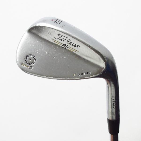 【中古】タイトリスト　Vokey　ボーケイ SM5 ツアークローム F GRIND ウェッジ スチールシャフト　 【52-12】 シャフト：スチールシャフト Dランク　フレックス判別不能　男性用 メンズ用　右用
