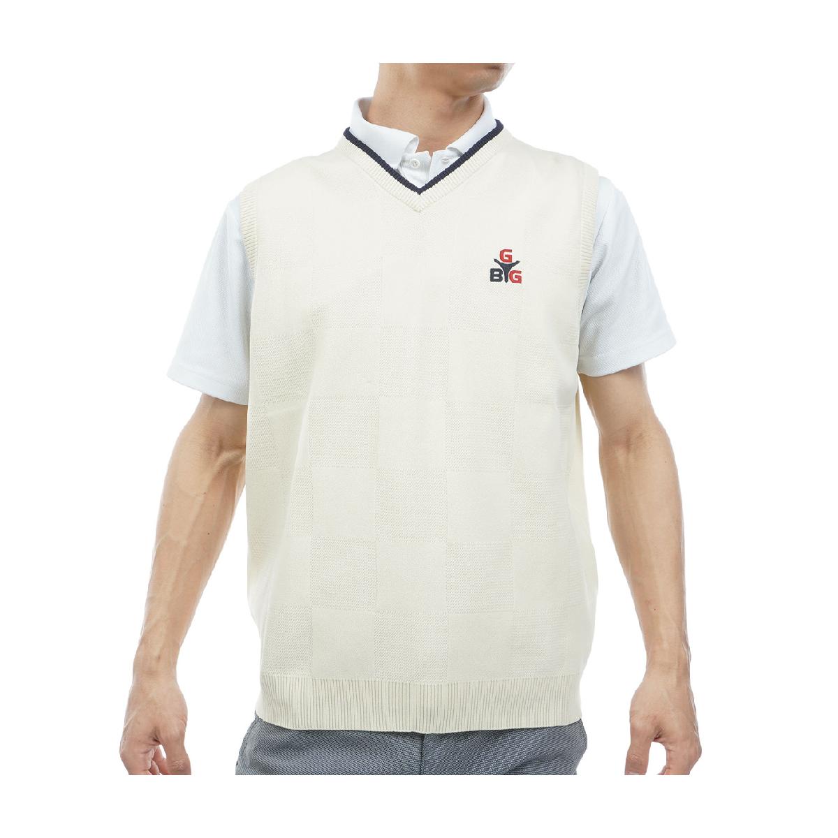 ゴールデンベア　GB GOLF　SPIKE ストレッチ ニットベスト