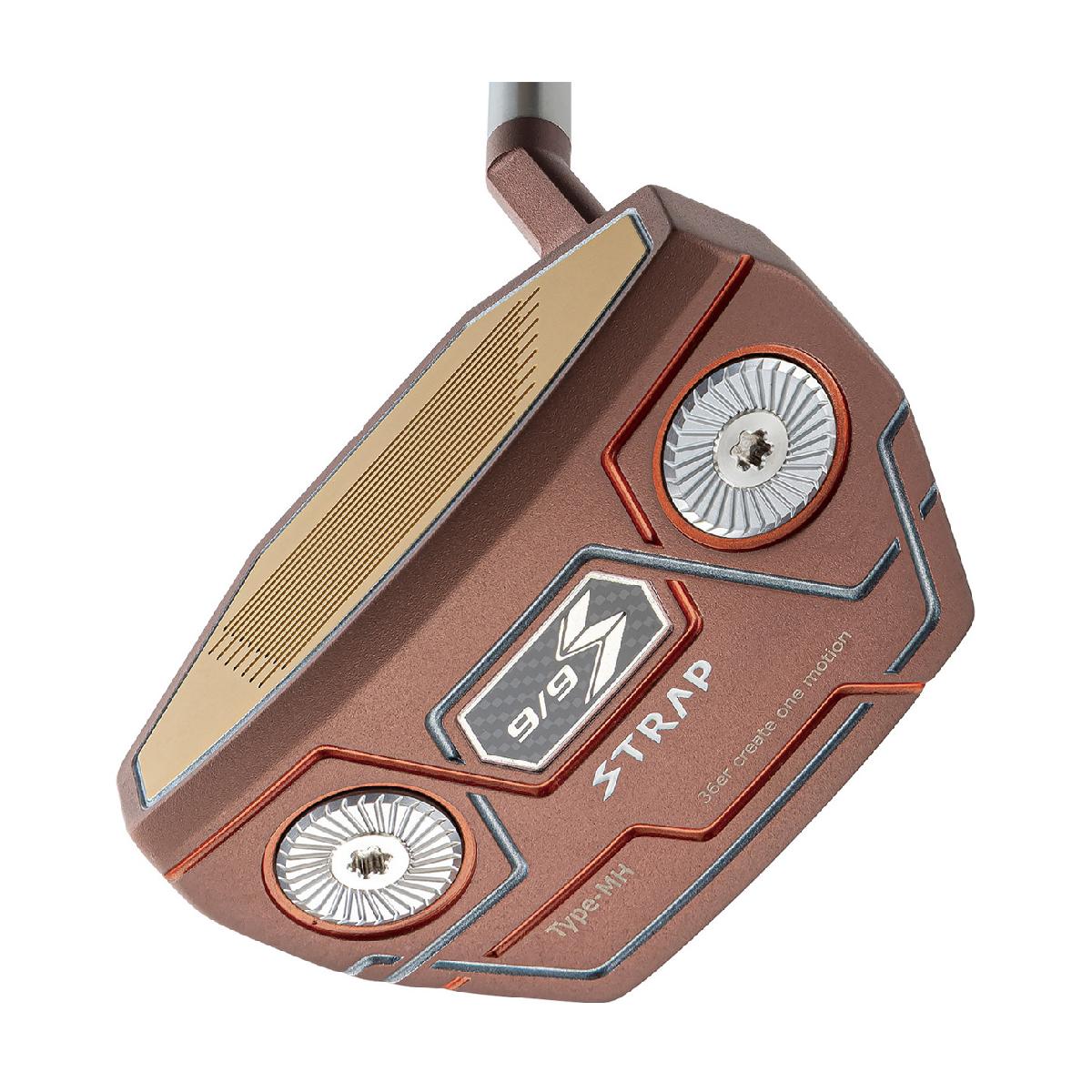 キャスコ KASCO 9/9 STRAP マレットヒール 中尺パター シャフト:N.S.PRO PUTTER 160|GDOゴルフショップ 店