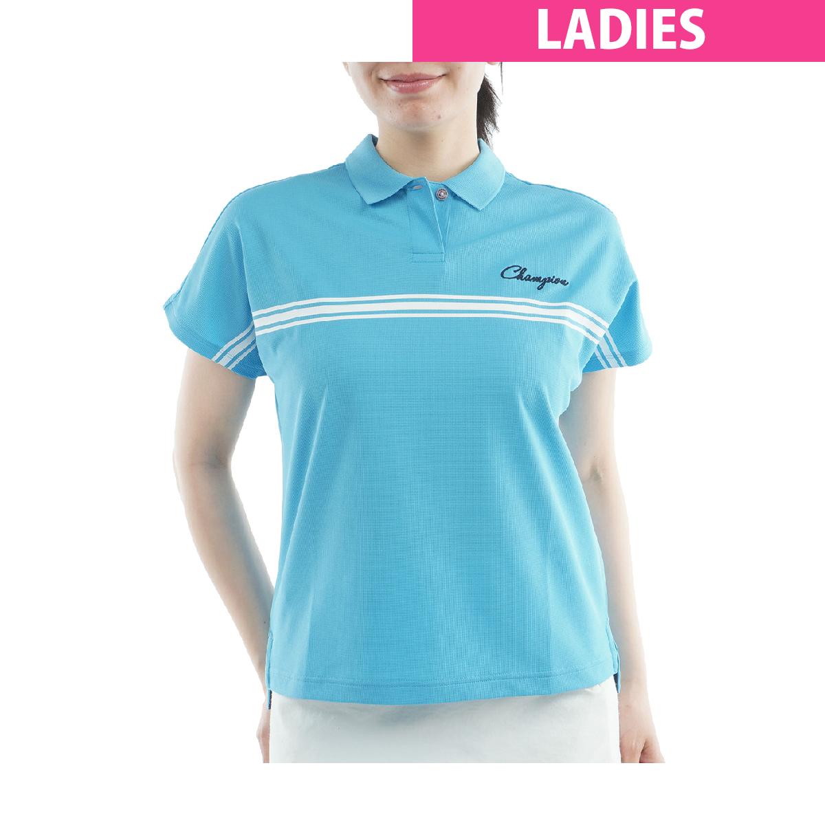 チャンピオンゴルフ　Champion GOLF　グリッドライトジャージー 半袖ポロシャツ　 レディス