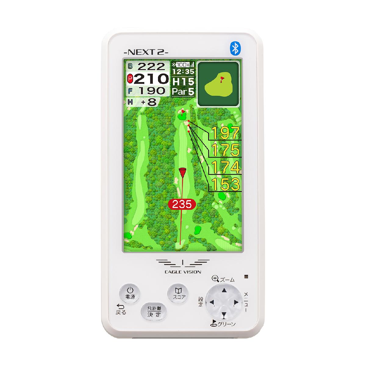 Eagle Vision NEXT2 GPSナビ Lタイプ EAGLE VISION 距離計 イーグルビジョン NEXT2 スマホ連携