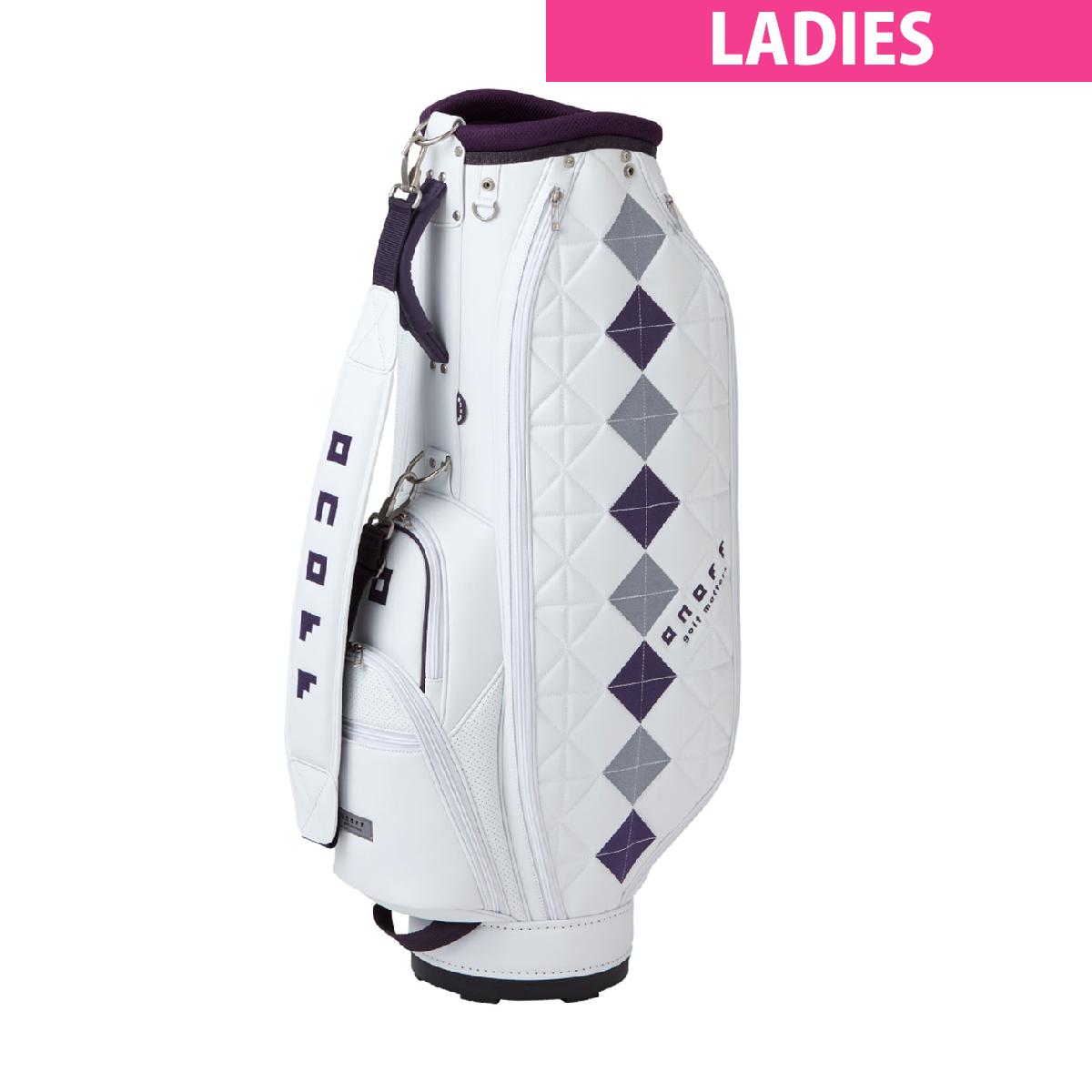 オノフ キャディーバック OB8717 ラボデザイン レディース ONOFF 楽天市場】オノフ キャディ バッグ（カラーホワイト）（ゴルフ