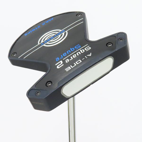 【中古】オデッセイ AI-ONE Ai-ONE Square 2 Square MAX STRIPE パター スチールシャフト 【34】 シャフト:スチールシャフト Bランク フレックス計測項目外 男性用 メンズ用 右用